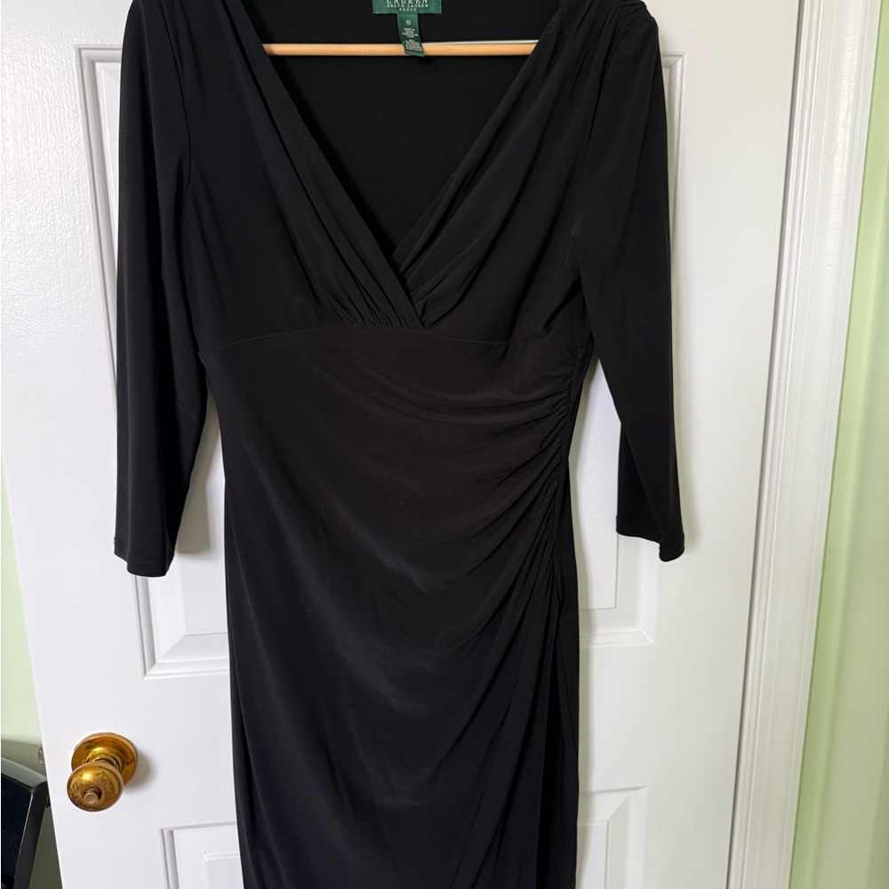 Ralph Lauren Black Long Sleeve Dress